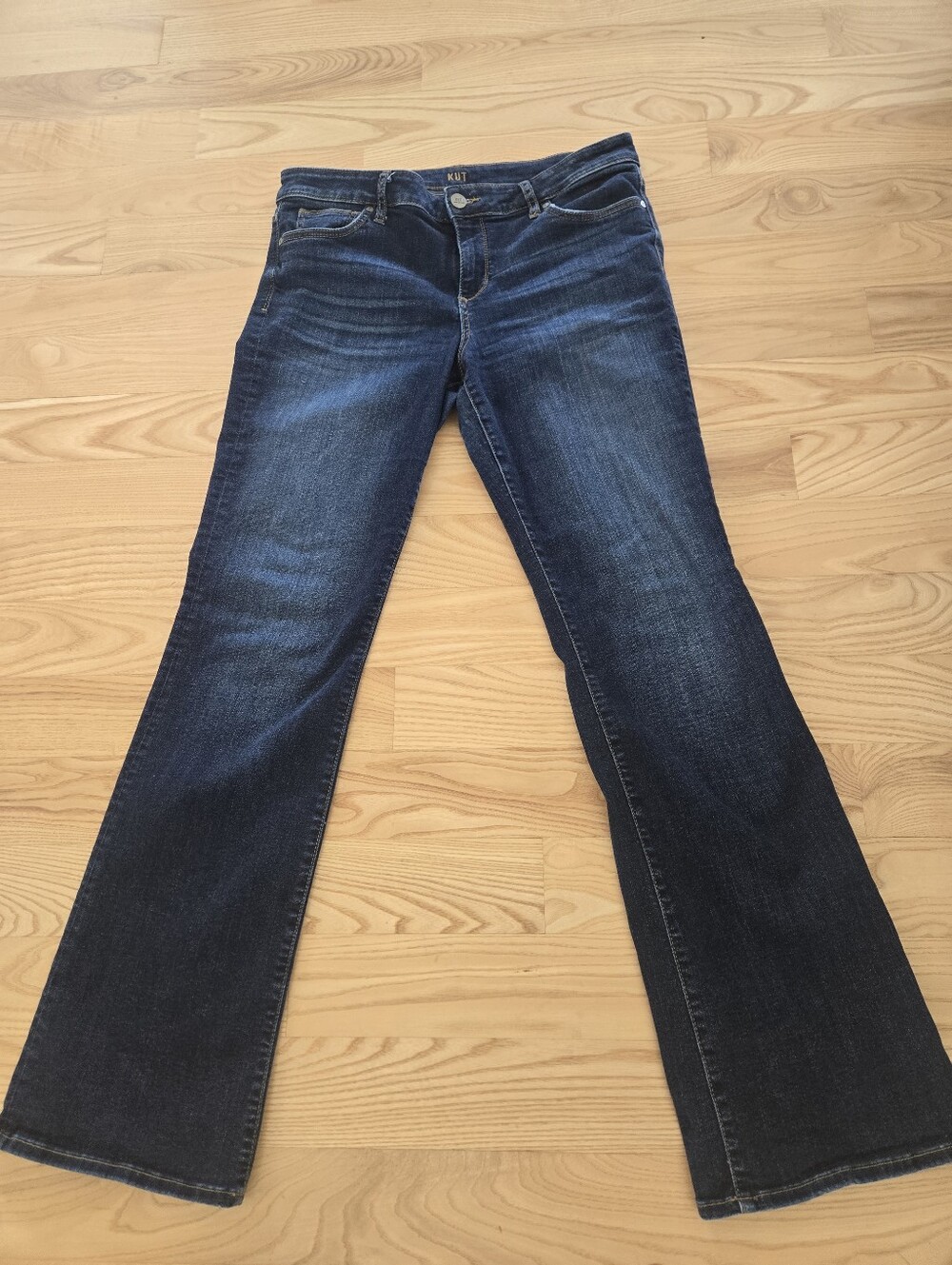 Kut from the Kloth Dark Wash Baby Bootcut Jeans